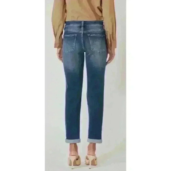Kancan Cali Mid Rise Boyfriend Jeans Sz 11 Womens Jeans - Picture 2 of 3